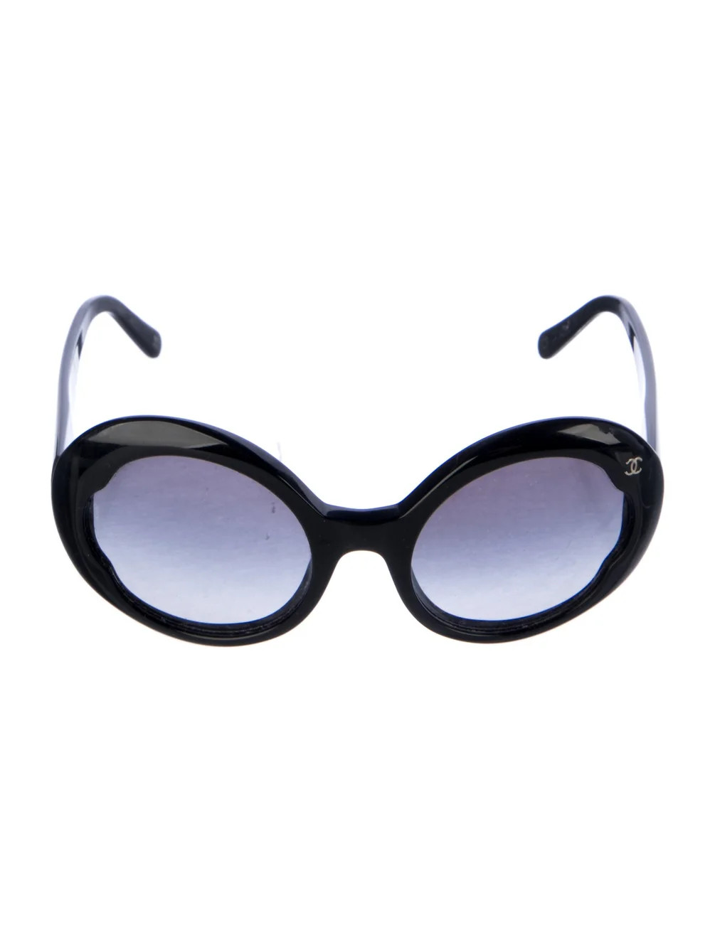 Interlocking CC Logo Oversize Sunglasses | The RealReal