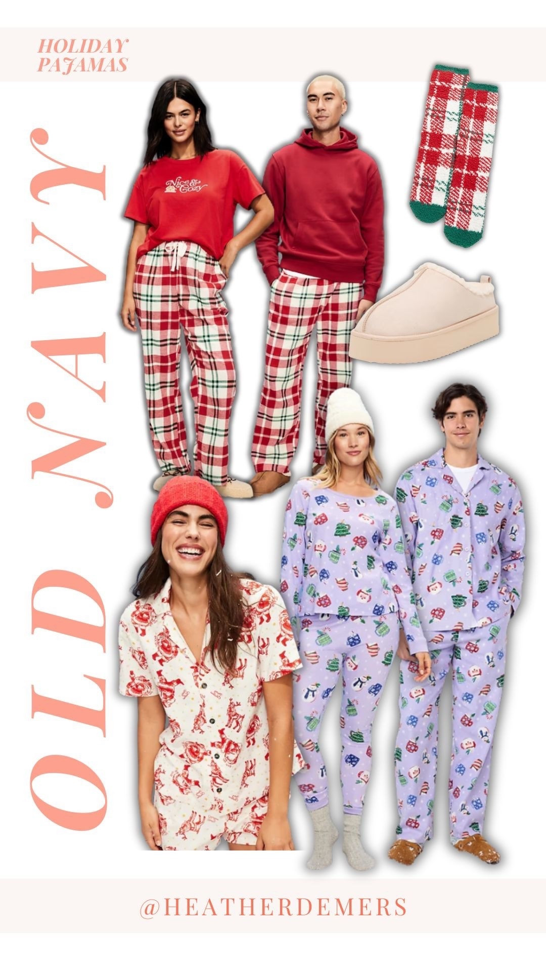 Don't wait until it's too late!! Grab matching Christmas pajamas at Old Navy today. 

 