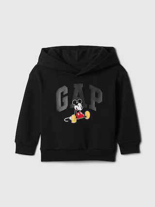 babyGap | Disney Mickey Mouse Relaxed Logo Hoodie | Gap Factory