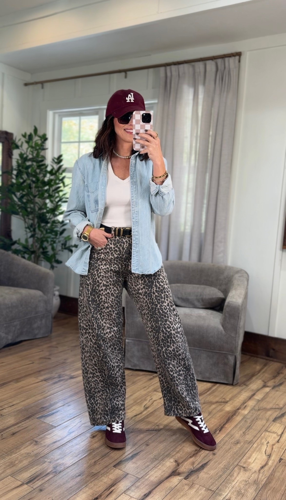 Guys, I am obsessed with this pair of barrel leopard print pants!! They can be styled with everything and they’re flattering too.
Great daytime outfit that looks so put together🤩

Elevated casual, daytime look, leopard print pants, casual outfit, VintagePickin

#LTKPetite #LTKStyleTip #LTKSeasonal