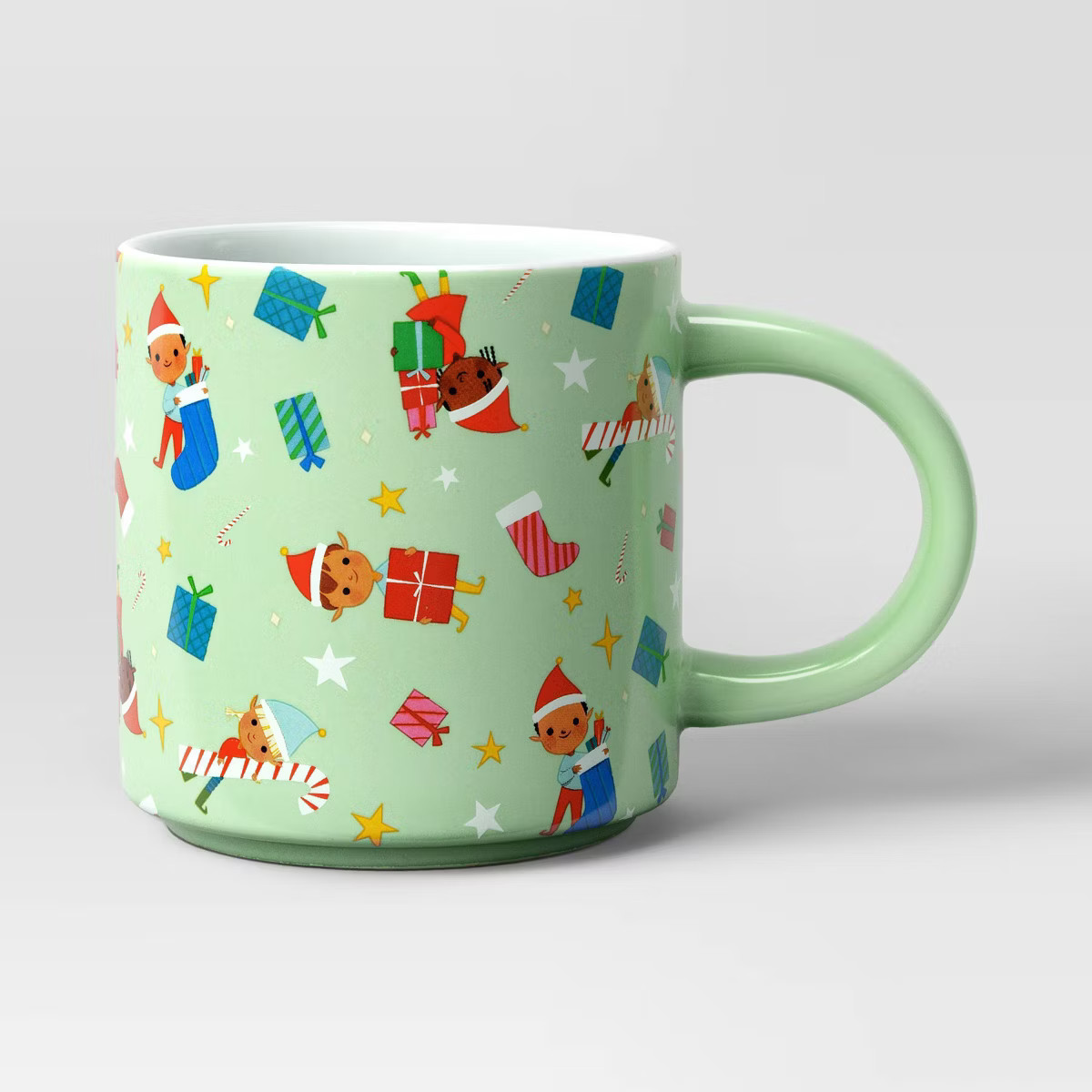 18oz Ebony Glenn Christmas Stoneware Mug - Wondershop™​​​​​​​ | Target