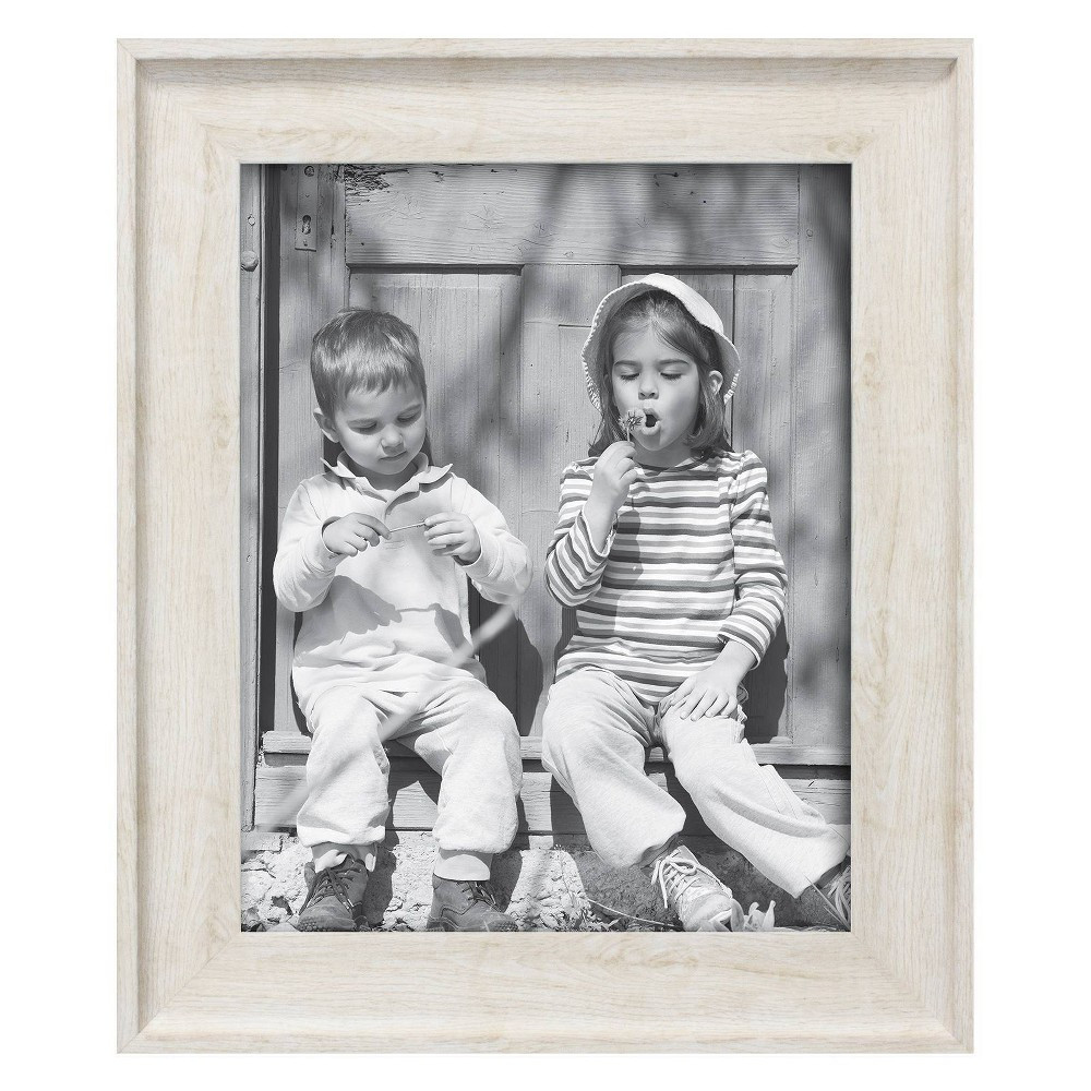 8"" x 10"" Wood Tone Frame Ivory - Threshold | Target