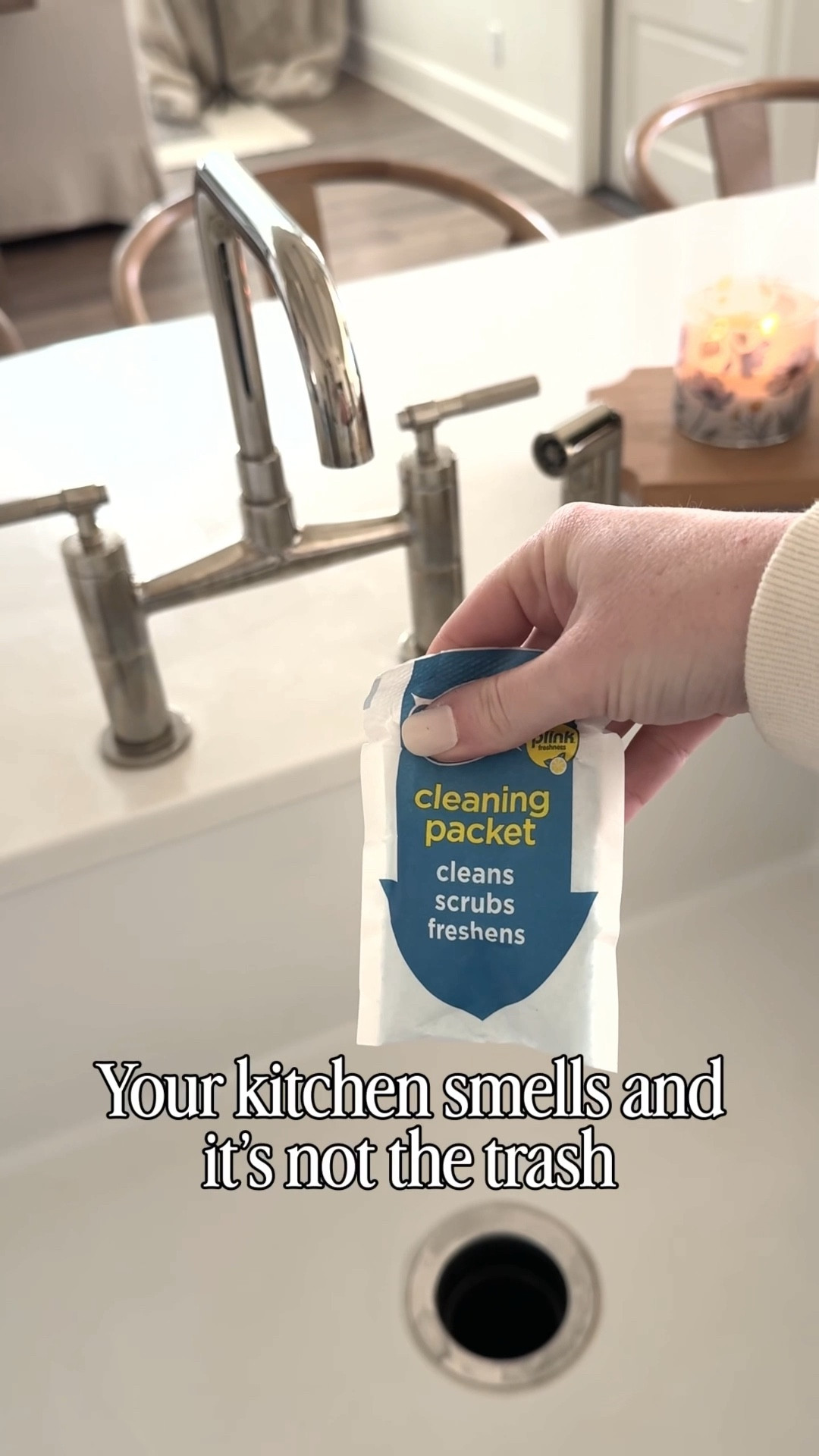 Adding this garbage disposal cleaner to our kitchen spring cleaning essentials. The disposal is one of those spots that is hard to clean but easily traps grime and odors. These help freshen and clean it out without much effort. They’re also septic safe, which is a big plus for us.

#LTKHome