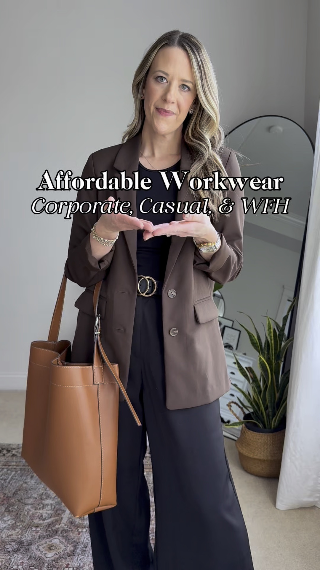 Workwear for every office: corporate, casual and home. 

WFH outfit | Corporate Spring Workwear | Casual Workwear | Amazon Jeans | Brown Blazer | black Amazon Belt | Black Wide Keg Slacks | Amazon Lady Jacket | Amazon Lounge Pants  

#LTKWorkwear #LTKWatchNow #LTKFindsUnder50