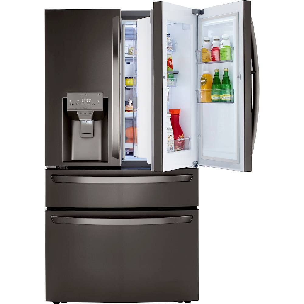 LG 22.5 Cu. Ft. 4-Door French Door Counter-Depth Refrigerator with Door-in-Door and Craft Ice Pri... | Best Buy U.S.