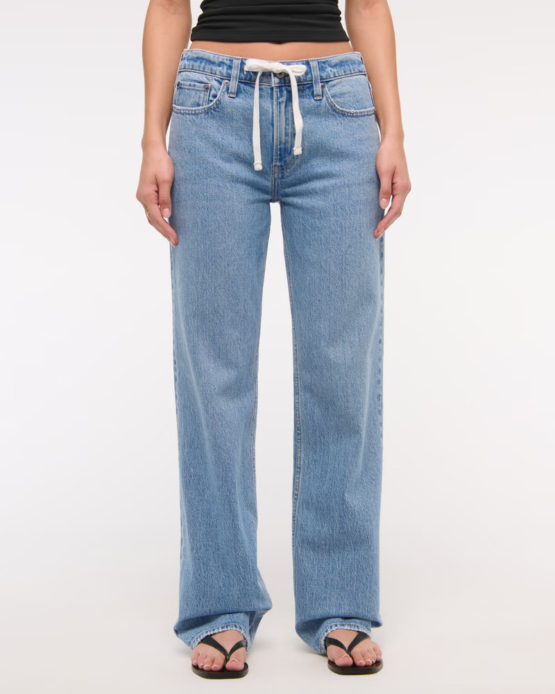 Women's Low Rise Baggy Jean | Women's Bottoms | Abercrombie.com | Abercrombie & Fitch (US)