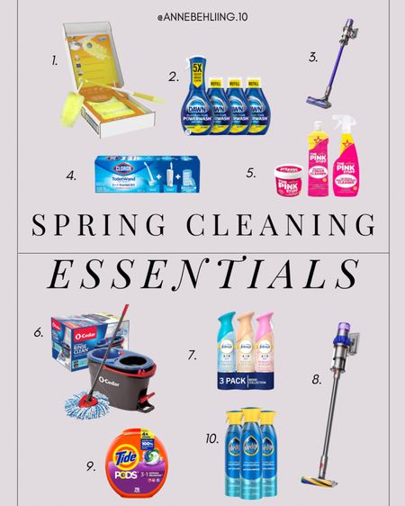 Spring cleaning essentials from amazon, amazon cleaning must haves, products I love to use for spring cleaning 

#LTKfindsunder100 #LTKhome