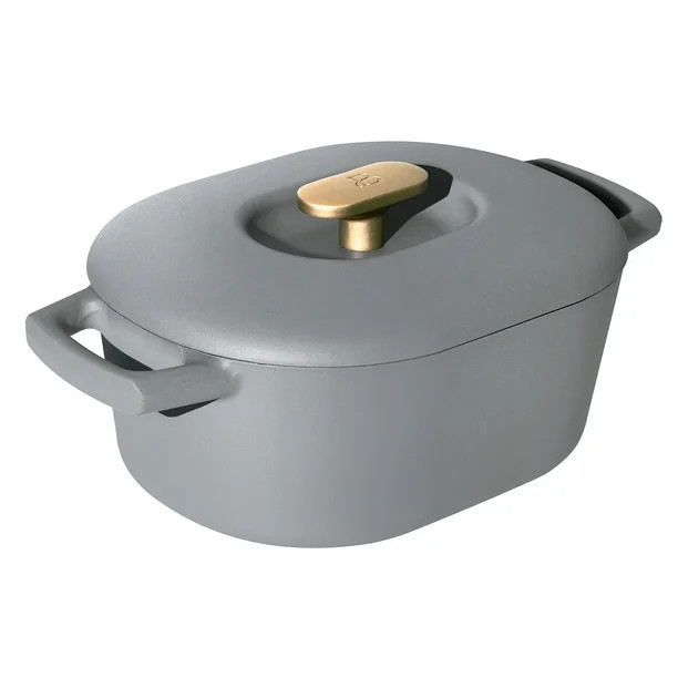 Beautiful 6QT Enamel Dutch Oven, Grey Smoke by Drew Barrymore | Walmart (US)