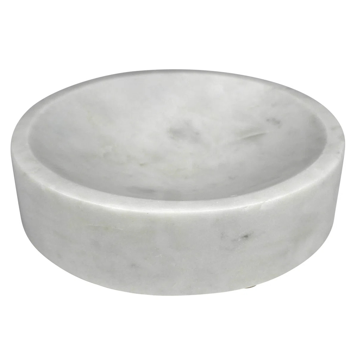 Dive Bowl, White Marble | Wayfair North America