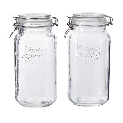 Vintage Storage Jars 2 Piece Canning Jar Set | Wayfair North America
