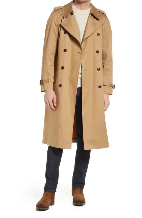 Ted Baker London Ogmore Cotton Trench Coat in Tan at Nordstrom, Size 7 | Nordstrom