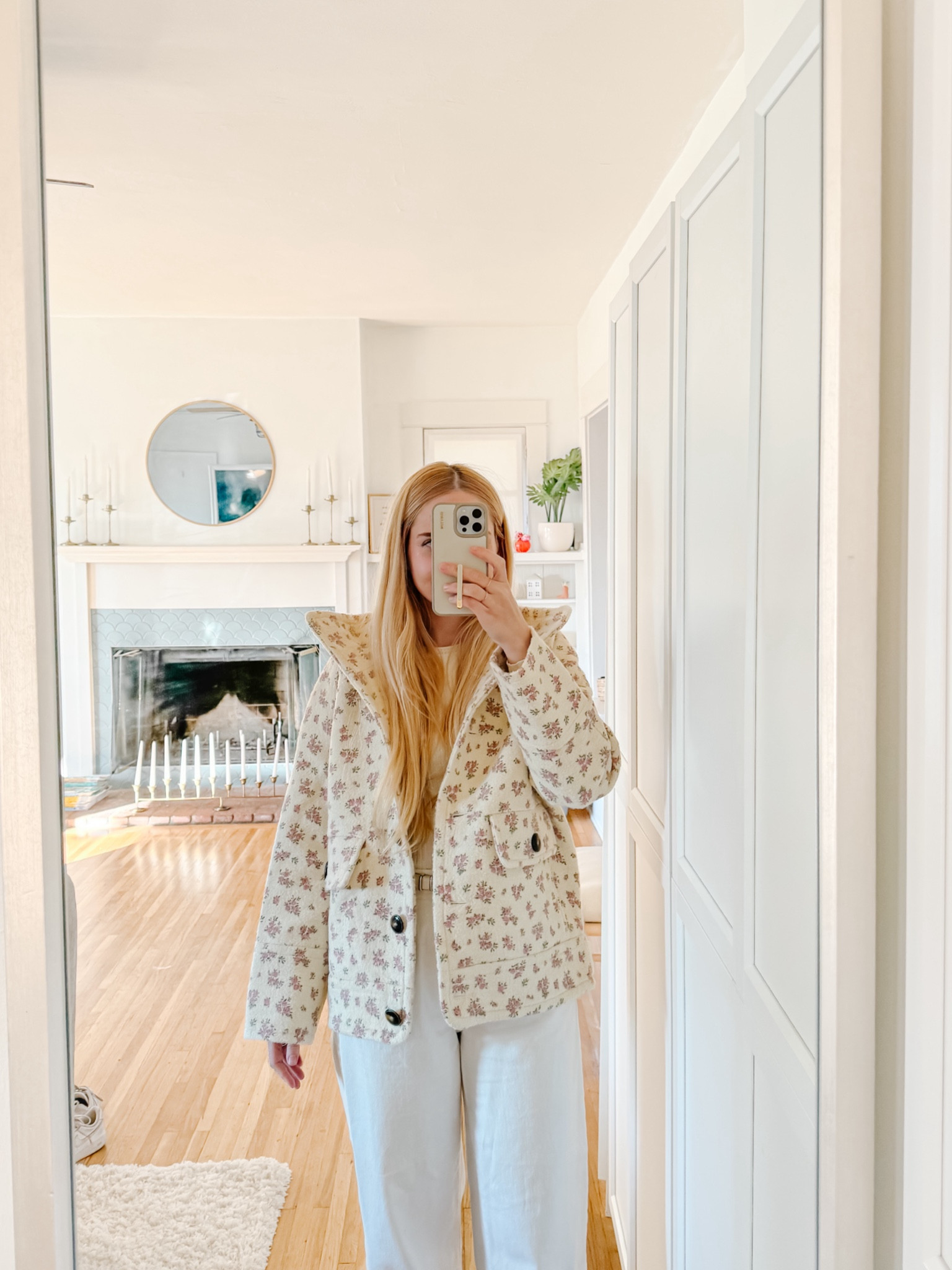 love this micro floral coat from Sézane ✨ perfect warm coat to wear in the spring ✨ on sale now!

#LTKsalealert #LTKSeasonal #LTKMostLoved