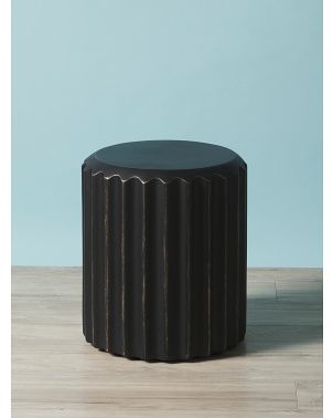 17in Faux Smooth Concrete Accent Table | HomeGoods