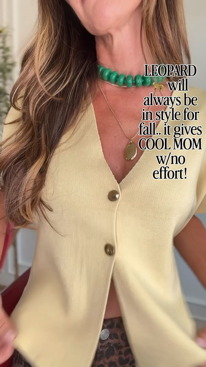 Pulling up in car line in the afternoon like 🙌🏻🐆🤩 cool mom just got cooler with this look! 

#coolmom #summertofall

#LTKSeasonal #LTKmomlife #LTKootd