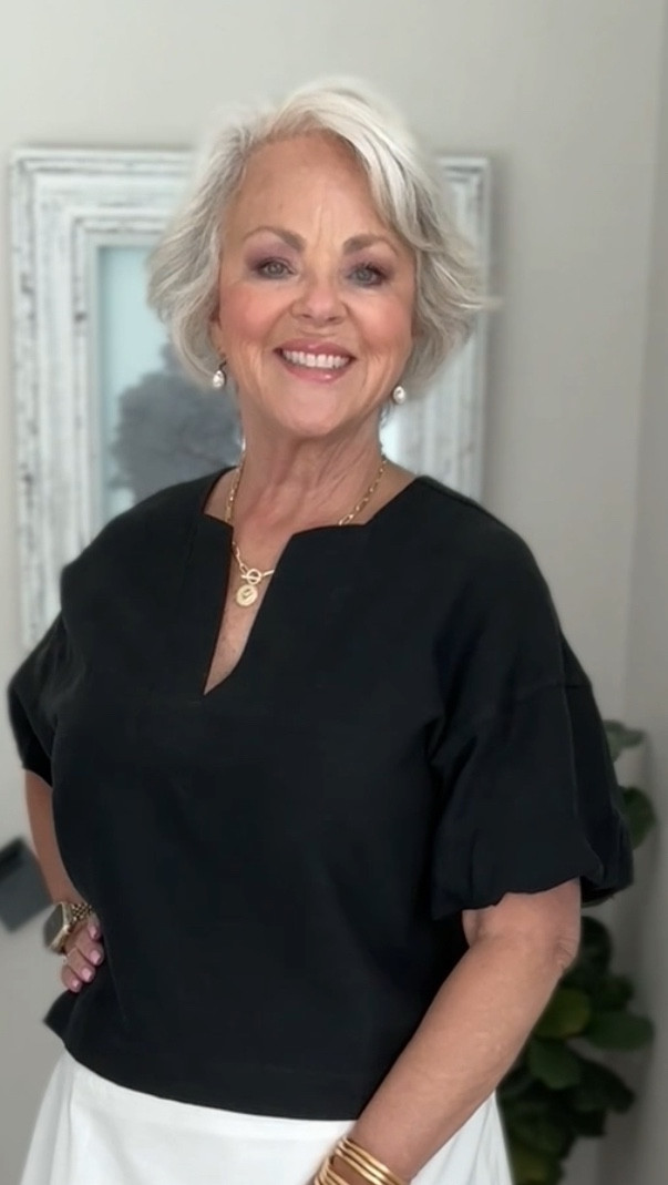 This #ootd is so crisp & clean looking plus #affordable. This skirt is so beautiful and the length is perfect on me! I’m wearing a size 10 petite (available in missed sizes too) in skirt and medium in the top! Right now these are on a great sale and for the outfit under $65…wow!!! 

#LTKOver40 #LTKFindsUnder50 #LTKMidsize