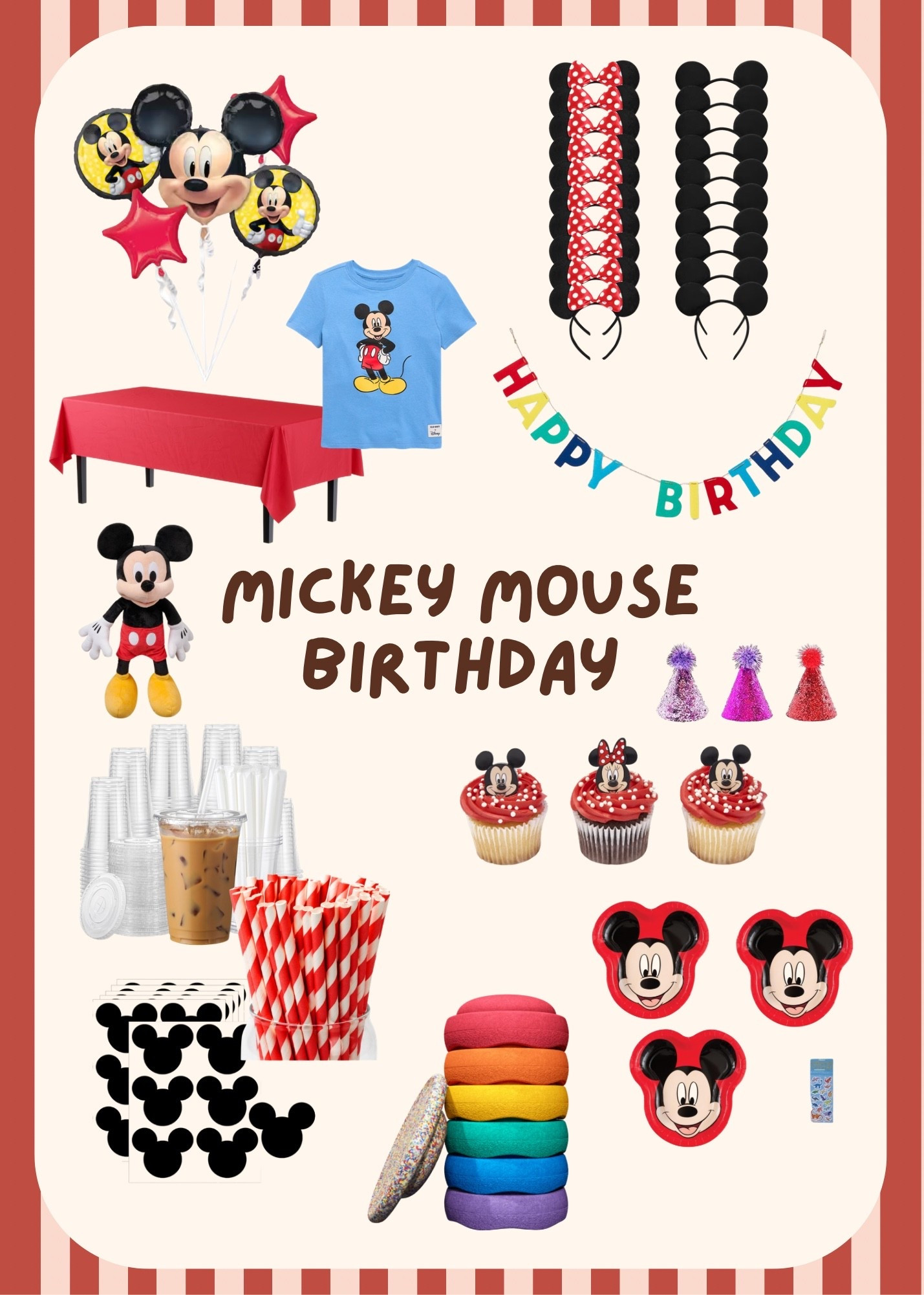 Mickey Mouse birthday party decorations! 🎈 Toddler birthday party 

#LTKKids