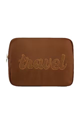 Stoney Clover Lane Travel Large Pouch in Chocolate from Revolve.com | Revolve Clothing (Global)
