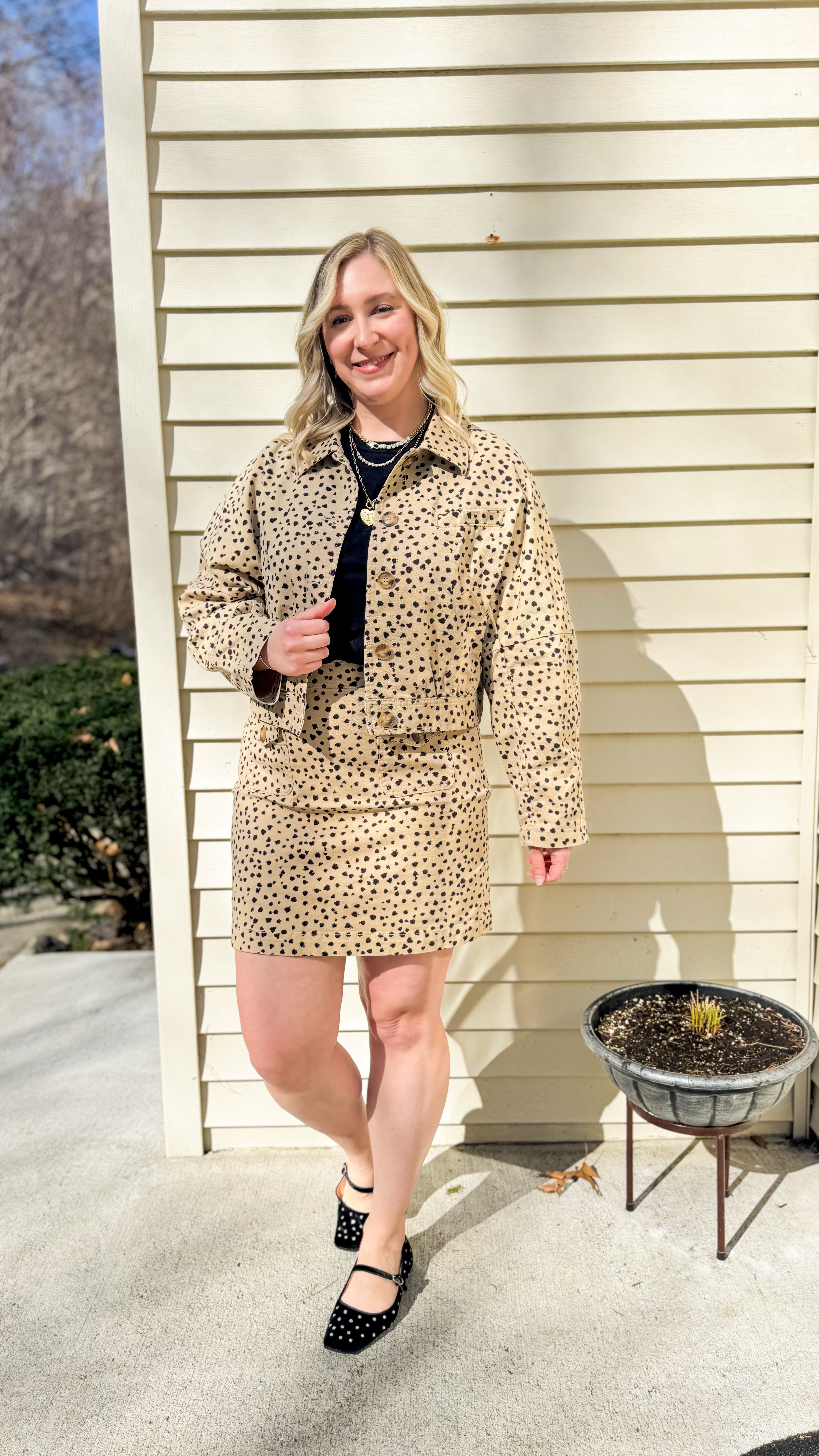 Spring outfit inspo 

Jeans size 12
Vest medium 
Skirt medium 
Yellow sweater - large
Green set - both pieces size 10
White sweater - medium 
Animal print - jacket m
Skirt 10

#LTKSeasonal #LTKStyleTip #LTKMidsize