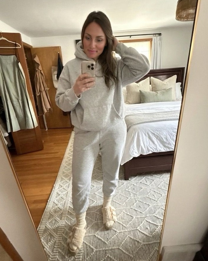 Cozy, cozy and COZY! Let's be real... I live in Wisconsin and the cold months deserve cute sweat outfits and more. #cozyoutfits #sweatpants 

#LTKmomlife #LTKSeasonal #LTKdayinmylife