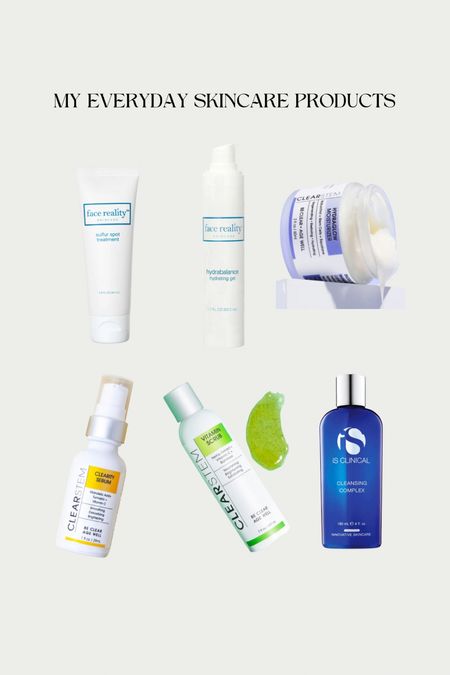 My everyday skincare products!
