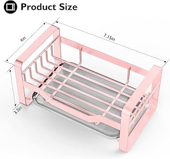 Kitchen Sink Caddy Sponge Holder,Sponge Holder for Kitchen Sink,Kitchen Sink Organizer for Soap B... | Amazon (US)