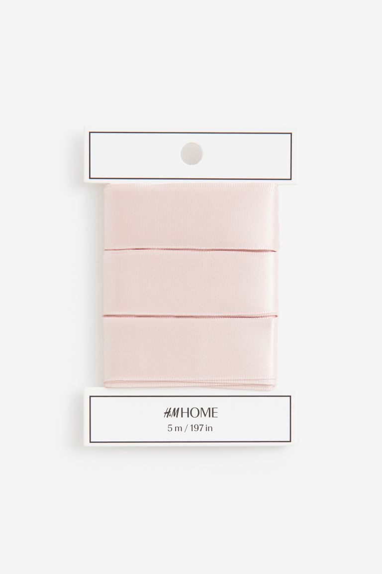 Satin Ribbon - Light pink - Home All | H&M US | H&M (US + CA)