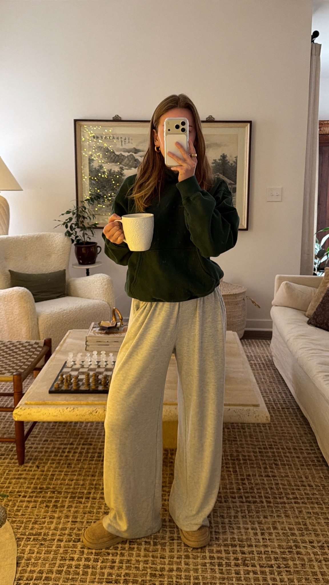 12/13/25 my cozy morning lounge outfit — keeping it simple and comfortable for a slow start to the day. I’m linking my Aritzia green hoodie that I always reach for on chilly mornings and my Abercrombie grey lounge pants that are soft, relaxed, and perfect for being at home. This is my go-to combo for coffee, easing into the day, and staying cozy without feeling sloppy.

#LTKmorningroutine #LTKHoliday