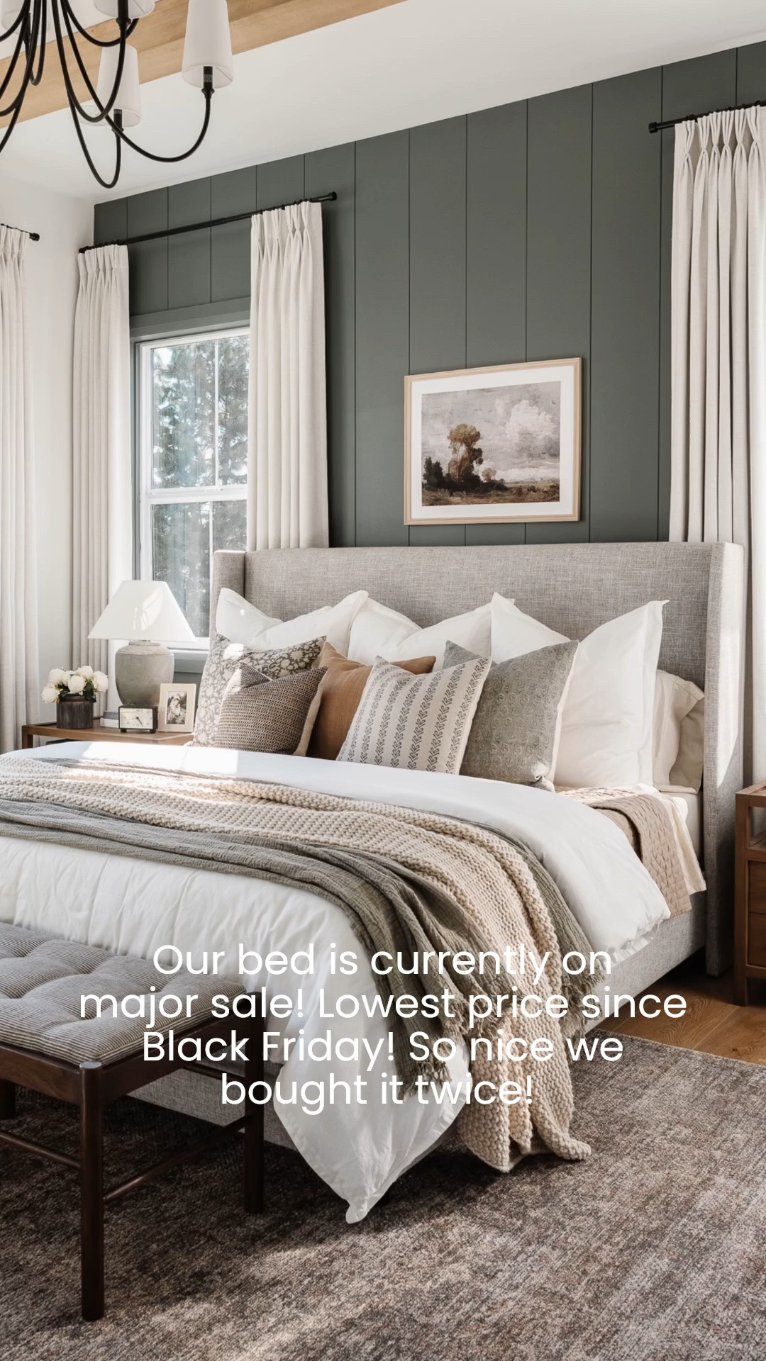 Our bed is on major sale! Lowest price I’ve seen since Black Friday. So nice we bought it twice! Colors shown: Zuma Pumice & chocolate velvet 

Primary bedroom, bedding, quilt, Wayfair, spring, summer bedroom, bedroom decor, pillows, nightstands, lamp, curtains, blackout, rug, Loloi, bedroom rug,

#LTKHome #LTKSaleAlert #LTKSeasonal