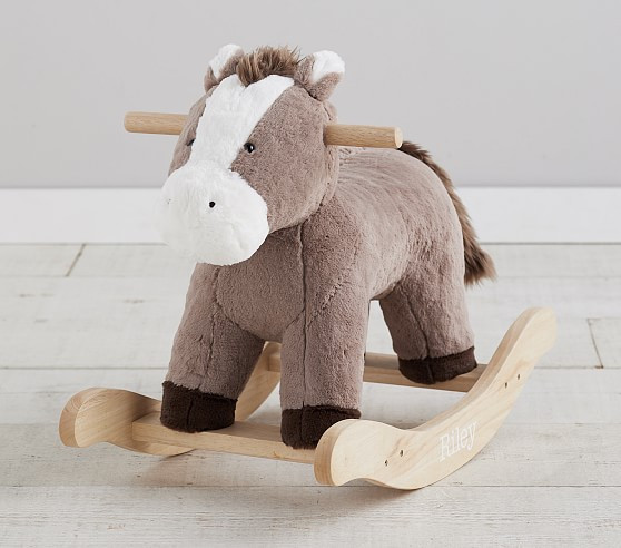 Horse Plush Nursery Rocker | Pottery Barn Kids