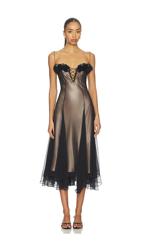 Mirror Palais Valentina Dress in Black. Size S. Also in M. | Revolve Clothing (Global)