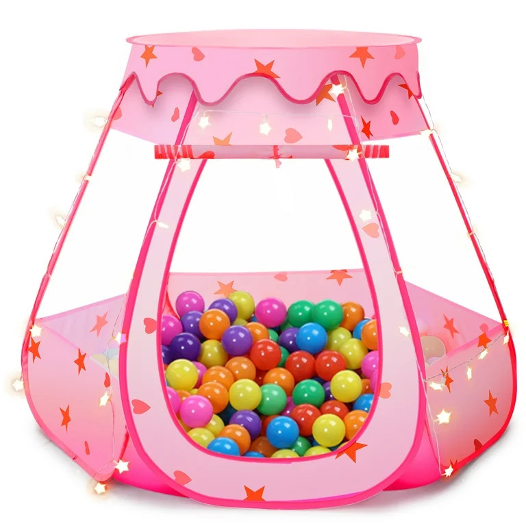 Wilwolfer Baby Ball Pit Toys for 1-3 Years Toddlers Kids Play Tent with 50 Balls Birthday Gift In... | Walmart (US)