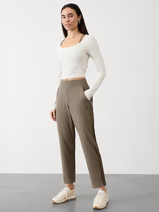 Brooklyn Mid Rise Ankle Pant | Athleta