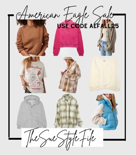 American Eagle sale. Daily sale. Aerie saw. Fall fashion 

Follow my shop @thesuestylefile on the @shop.LTK app to shop this post and get my exclusive app-only content!

#liketkit #LTKfindsunder50 #LTKsalealert #LTKSale
@shop.ltk
https://liketk.it/4jdQs

#LTKSale #LTKmidsize #LTKworkwear