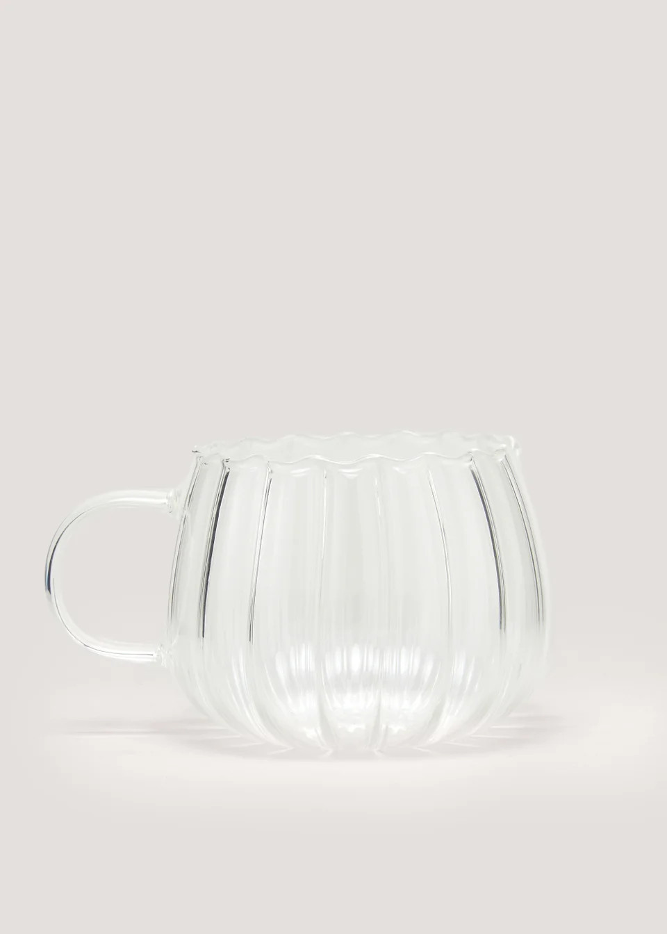 Glass Pumpkin Mug (8cm x 8.5cm) | Matalan (UK)