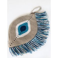 Handmade Evil Eye Clutch Bags, Summer Bags, Evil Eye Clutch, Beach Clutch, Crochet Clutch Bag | Etsy (US)