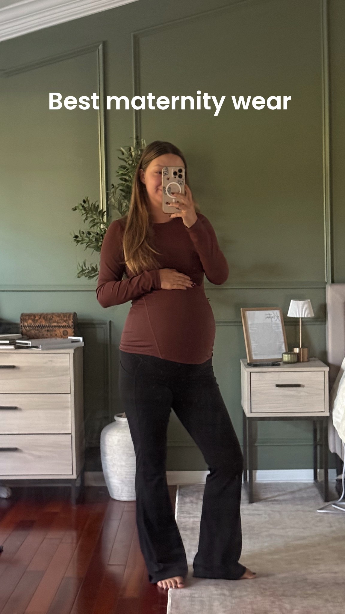 Genuinely one of the only maternity brands I’ve worn my entire pregnancy! So incredibly comfortable and great quality! Wearing size small 

#LTKBaby #LTKBump #LTKFindsUnder50