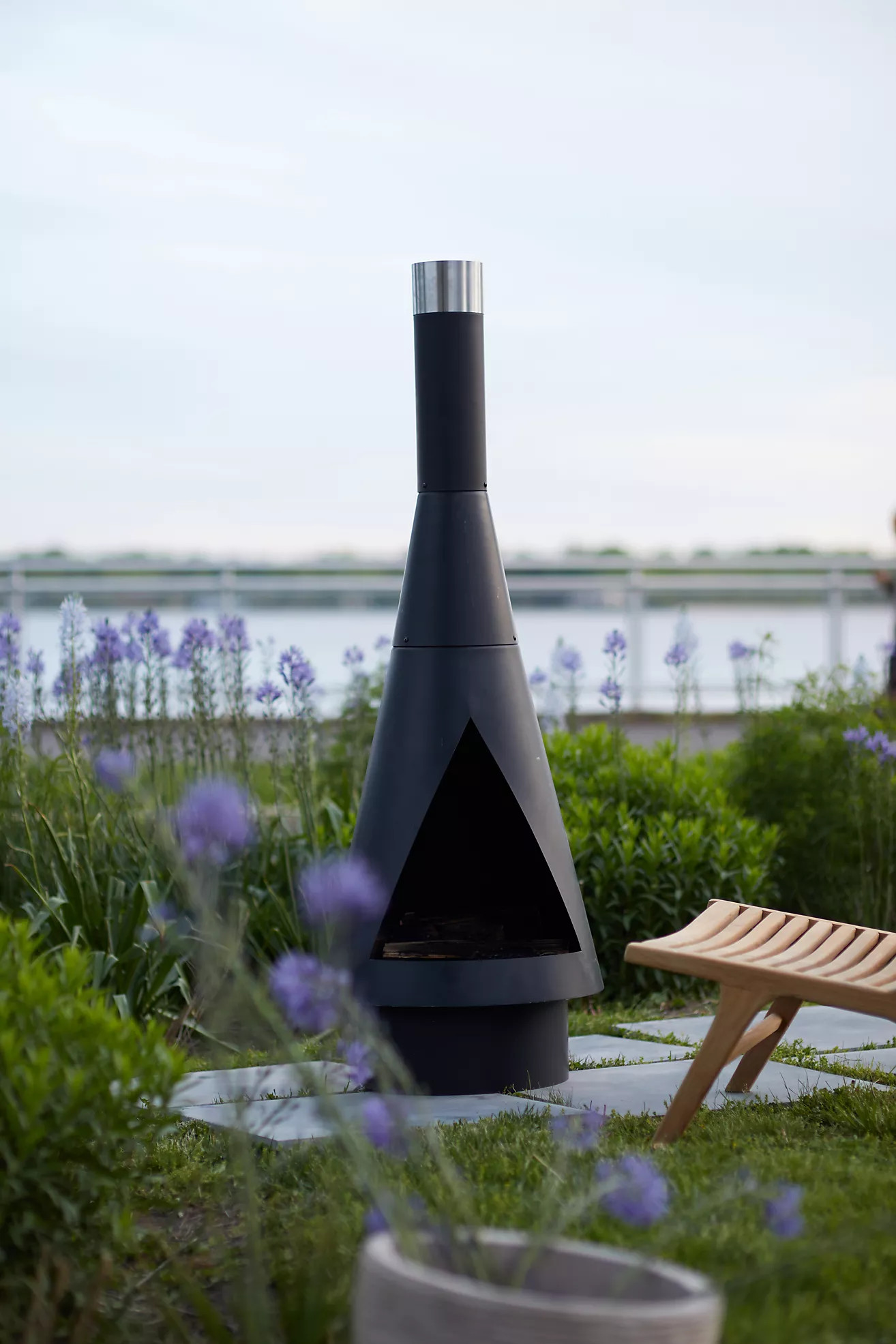 Angled Obelisk Chiminea | Anthropologie (US)