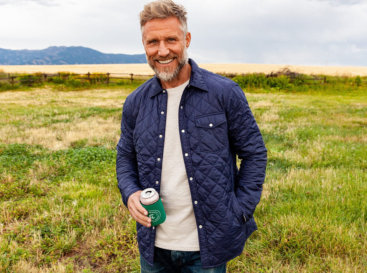 Quilted Shacket - Navy Blue | Criquet Apparel