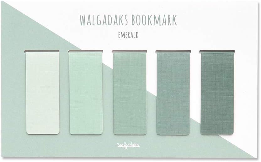 Monolike Magnetic Bookmarks Emerald, Set of 5 | Amazon (US)