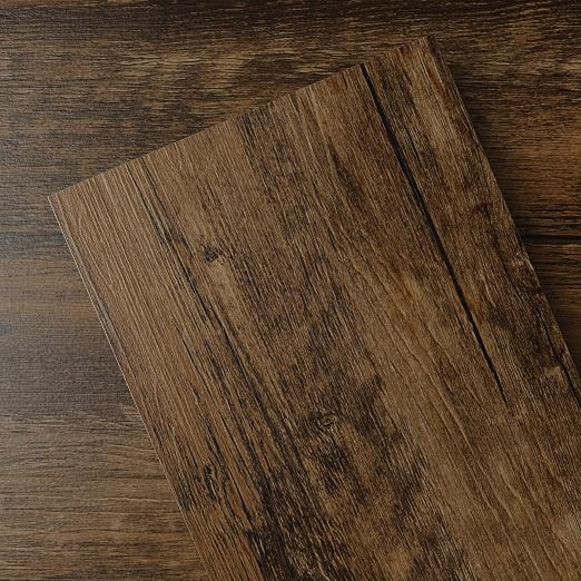 Peel and Stick Vinyl Flooring Plank, Waterproof Vinyl Floor | 37-Pack (54 Sq.Ft), 6" x 35" Wood G... | Amazon (US)