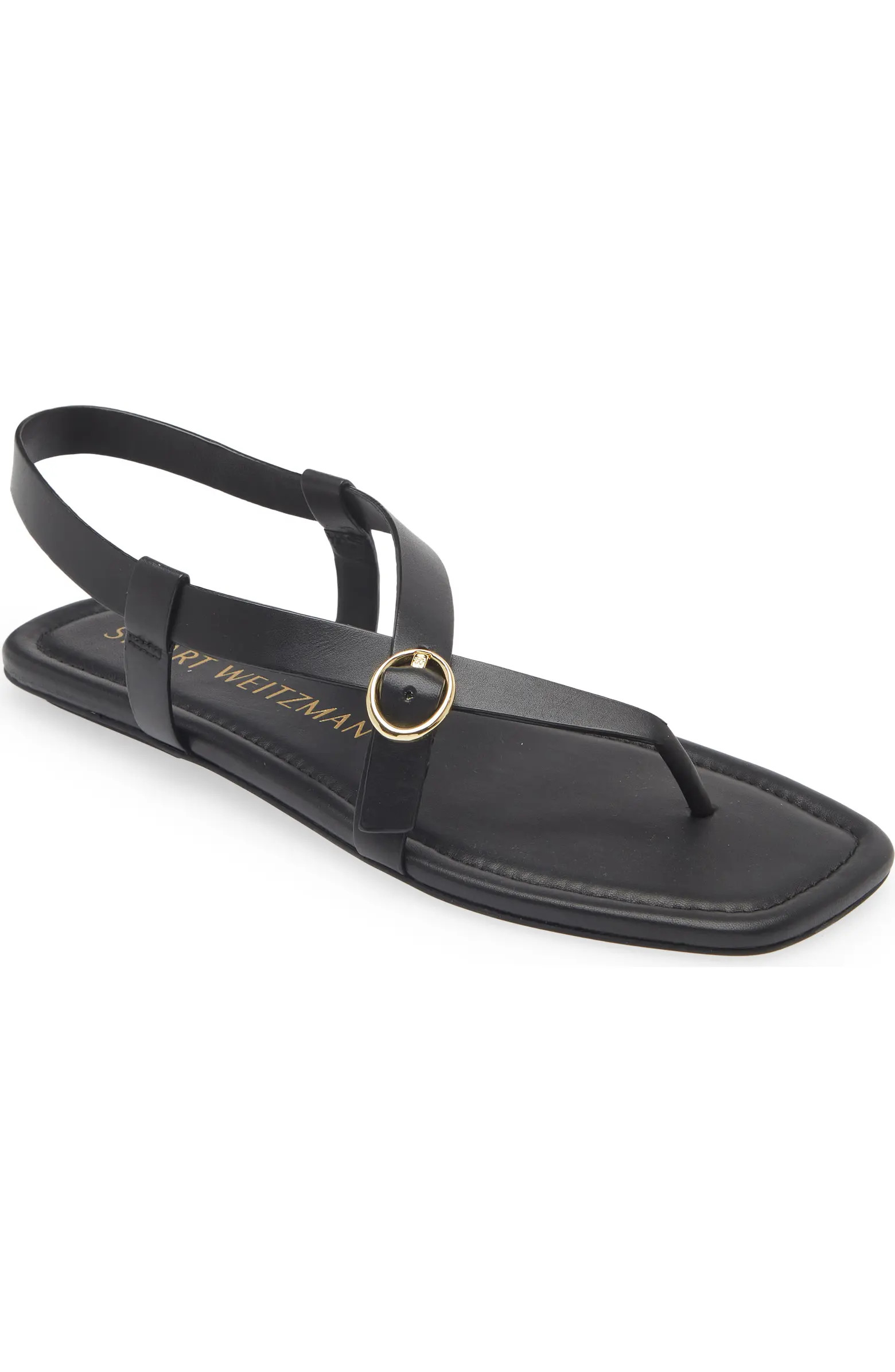 Stuart Weitzman Benni Slingback Flat Sandal (Women) | Nordstrom | Nordstrom