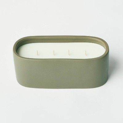 32oz Ceramic Jar 4-Wick Bergamot and Peppercorn Candle - Threshold&#8482; designed with Studio Mc... | Target