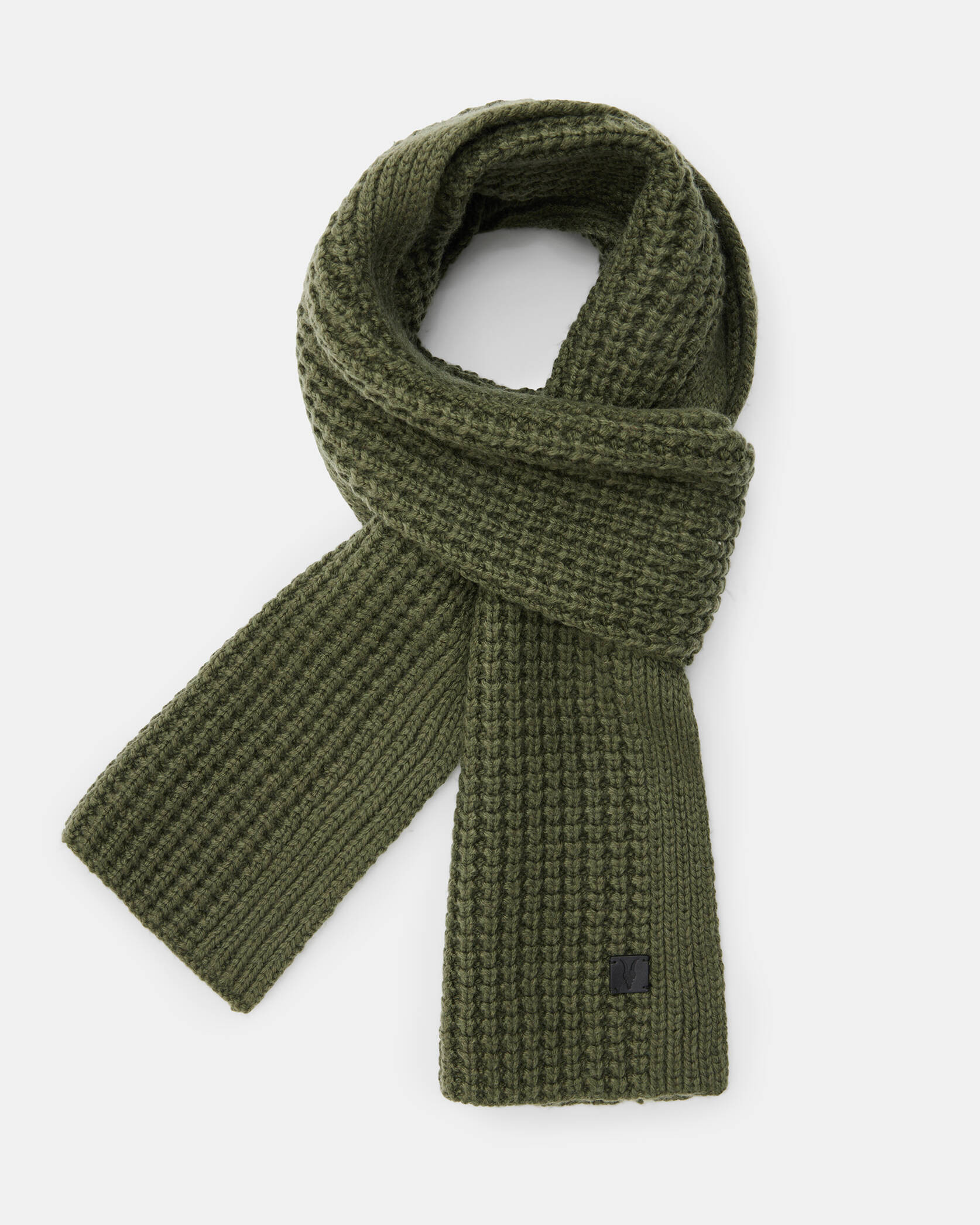 Nevada Wool Blend Scarf RYE GRASS GREEN | ALLSAINTS US | AllSaints US