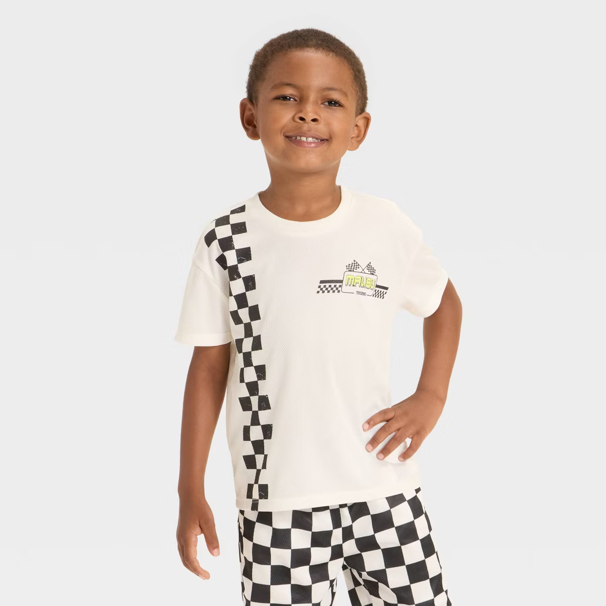 Grayson Mini Toddler Boys' Mesh Jersey T-Shirt - White | Target