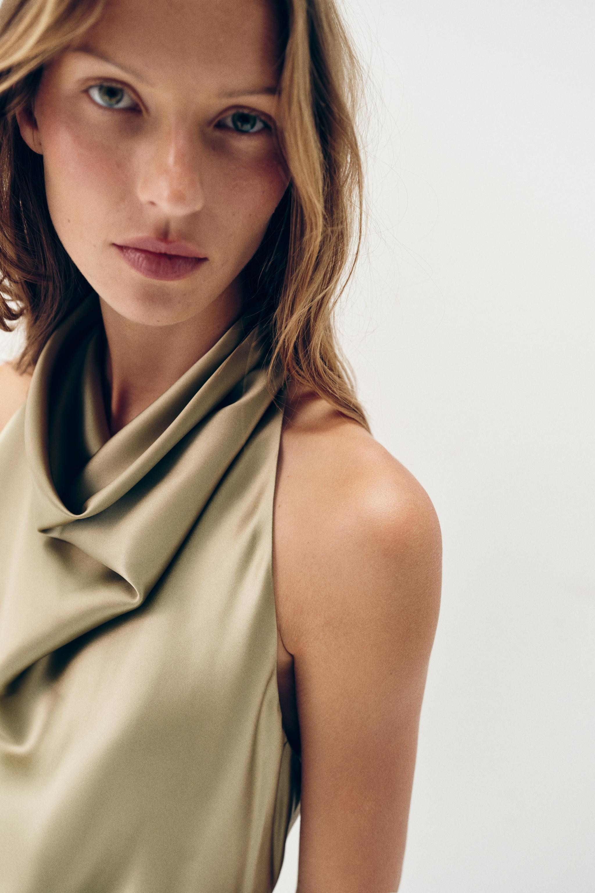SHORT SATIN DRESS | Zara UK