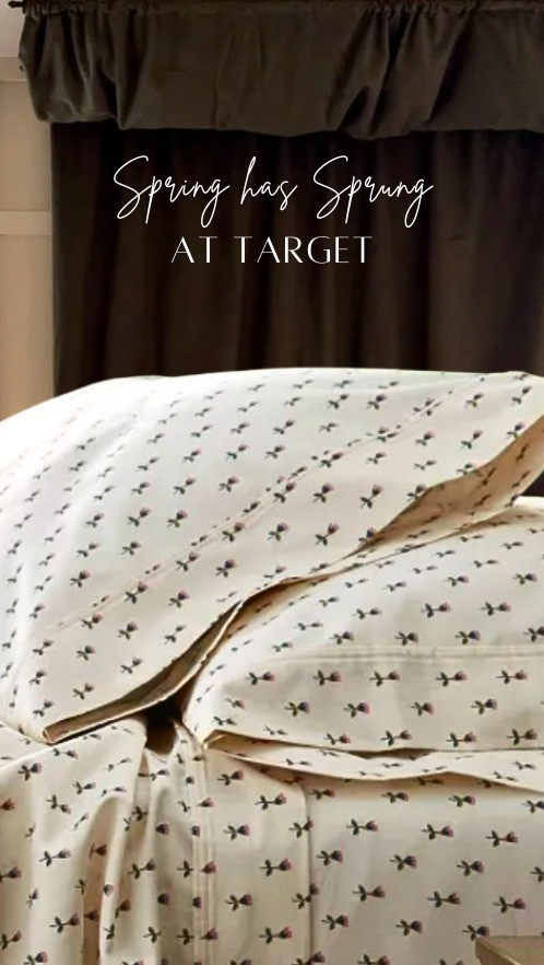 Spring has sprung 🌷

Tulip sheets that feel like a vintage garden tucked into crisp white cotton — soft, classic, and just a little romantic.

Target really understood the assignment. 

 #LTKmorningroutine #LTKSeasonal #LTKHome