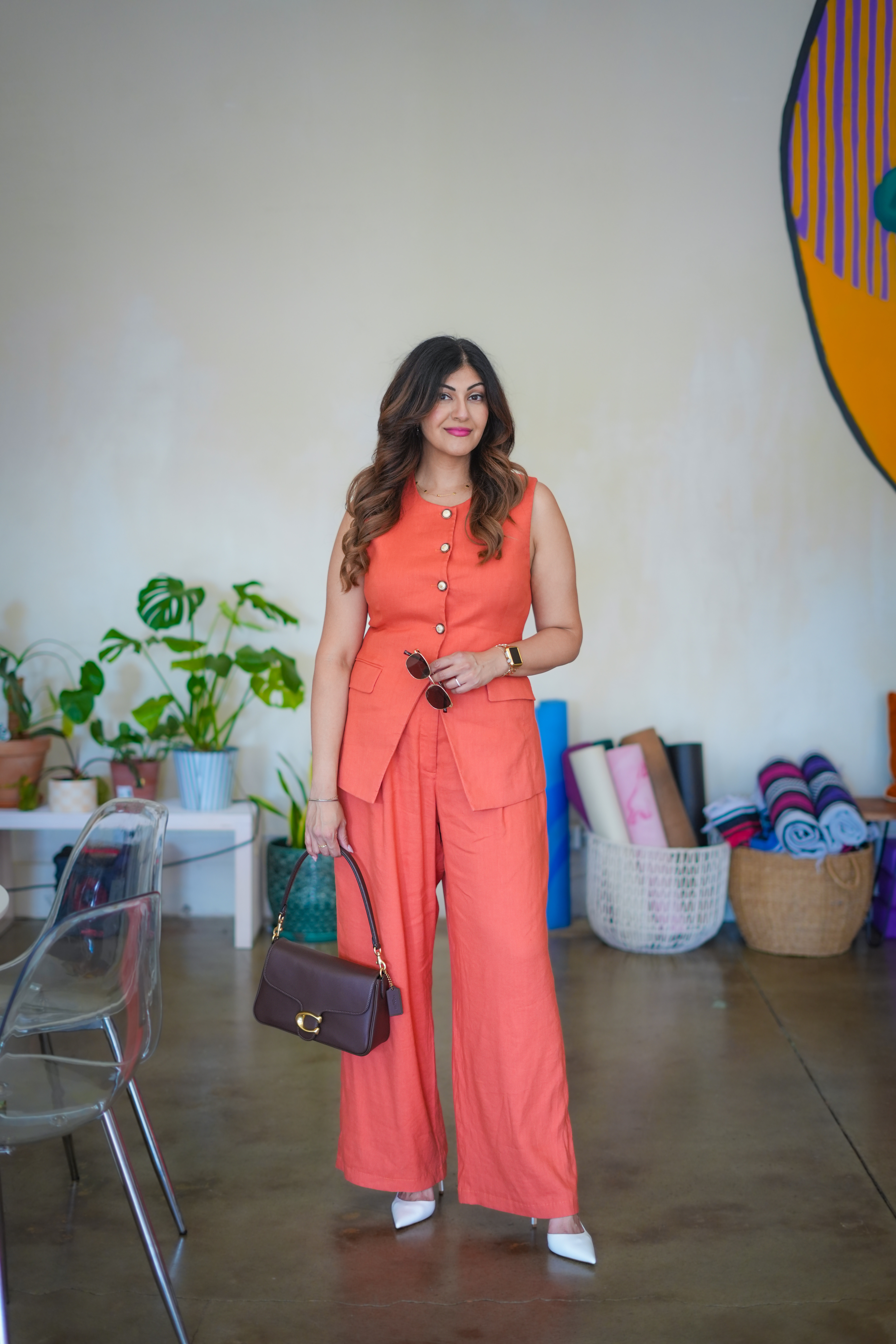 This linen set is so chic for summer workwear! Runs tts 

Linen vest / linen pants / summer workwear / size 10 workwear / matching set #linen #workwear #veronicabeard #chicworkwear #luxe #orange 

#LTKWorkwear #LTKMidsize #LTKSummerEdit