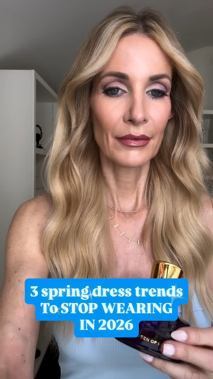 ALL 3 SPRING DRESSES ARE UNDER $100! If you want to look chic, modern, and effortlessly elevated in 2026… here are 3 dress trends to ditch (and what to wear instead👇) 1. Skip the high-low hemline ❌ It’s time to swap it for a clean, classic midi length ✔️ This one is SO good—under $50, lined, wrinkle-free, and comes in tons of colors (I own 3 🙈). It’s that easy, polished piece you’ll reach for again and again. 2. Ditch heavy floral prints ❌ Instead, go for soft solids—especially in pretty pastels ✔️ I’m loving this dreamy pink midi with the matching shrug. The color is everything for spring, and the price point is just as good. 3. Say goodbye to puff sleeves ❌ And hello to a sleek, modern halter neckline ✔️ It’s feminine, a little sexy (in the best way), and so flattering. This navy maxi is perfect for weddings, date nights, or any special occasion. All dresses run true to size—I’m wearing an XS in everything. Tell me… which trend are you loving most this spring?  

 

#LTKootd #LTKOver40 #LTKWedding