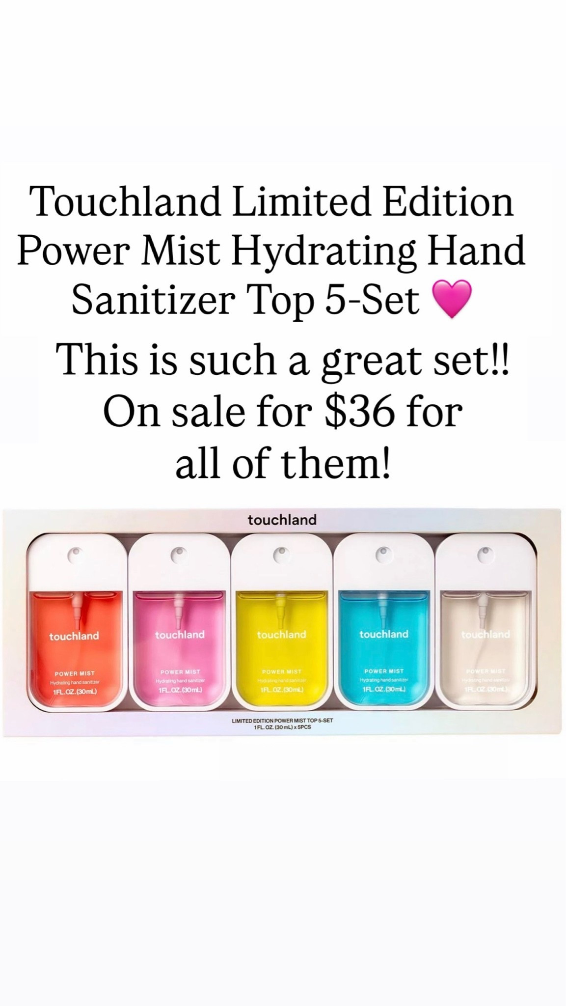You get these 5 sanitizers for $36!!!

#LTKSaleAlert #LTKBeauty