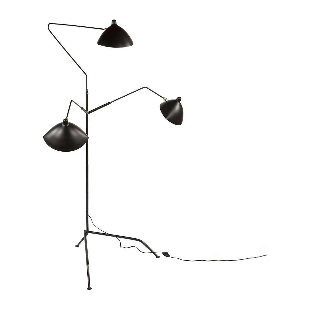 Mid Century Three-Arm MFL-3 Standing Floor Lamp - 220V | France and Son